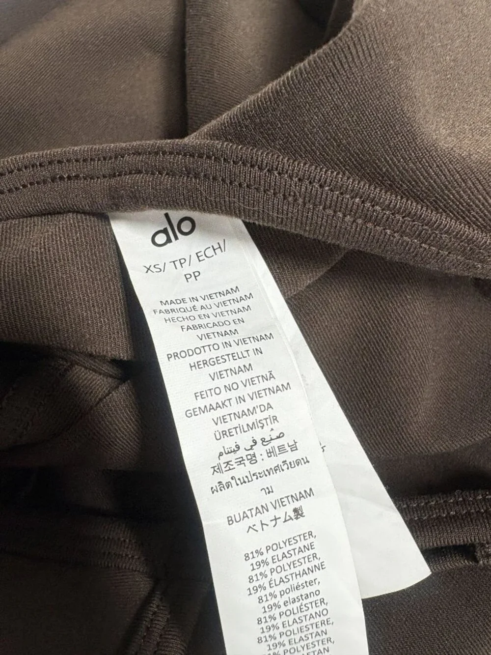 ALO Yoga Airbrush One and Done One-Piece in Espresso